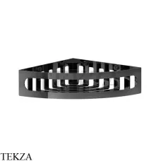 Gessi RILIEVO Полка-решетка угловая в душевую зону 59561-706, Black Metal