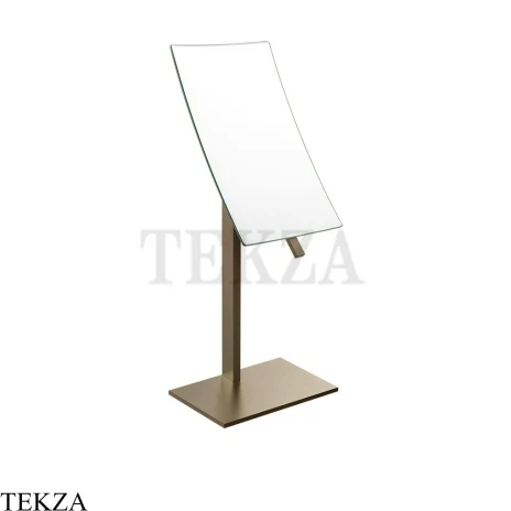 Gessi Rettangolo Зеркало косметическое поворотное х2, без подсветки 20988-761, Coffee Bronze Brushed PVD