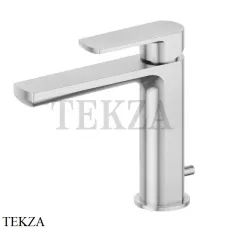Newform HAKA Смеситель для раковины, с донным клапаном 72010.59.066, PVD Br. Stainless Steel