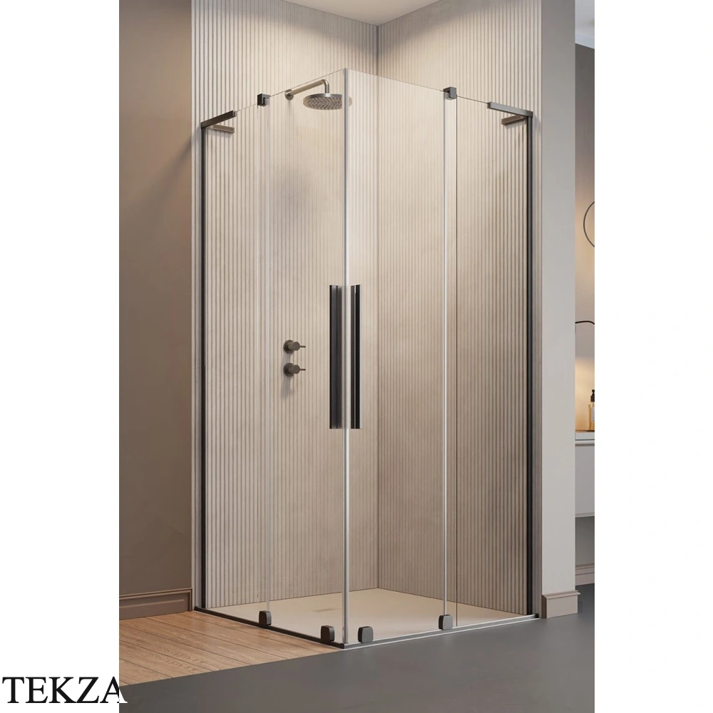 Radaway Furo SL KDD Душевая дверь 100 см, правая часть уголка, 10305100-92-01R, брашированная оружейная сталь