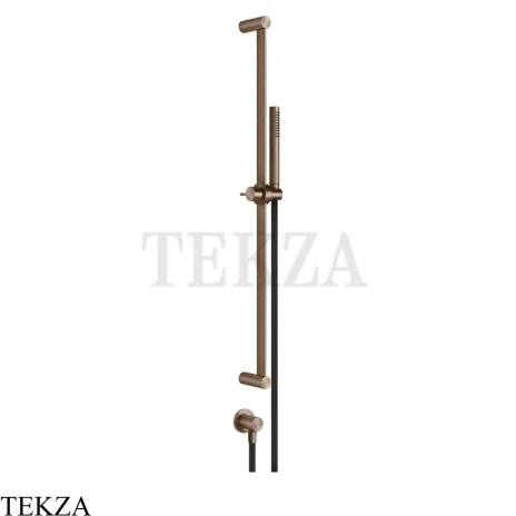 Gessi 316 SHOWER Душевой гарнитур с выводом для шланга 54045-708, Copper Brushed PVD