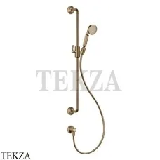 Gessi VENTI20 Штанга в комплекте с душевой лейкой, шланг, вывод 65142-726, Warm Bronze Br. Gessi VENTI20 Штанга в комплекте с душевой лейкой, шланг, вывод 65142-726, Warm Bronze Br.