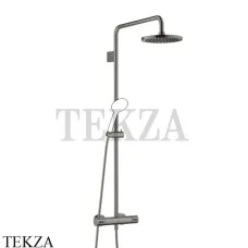 Dornbracht Meta Душевая стойка с термостатическим смесителем  (без ручного душа) 34459979-99, Dark Platinum matt