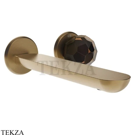 Gessi Perle Смеситель для раковины, внешняя часть 74288-726, бронза Brushed