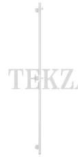 Сунержа Аскет 1650 полотенцесушитель электрический штанга с крючком 12-0850-1650, Белый глянец