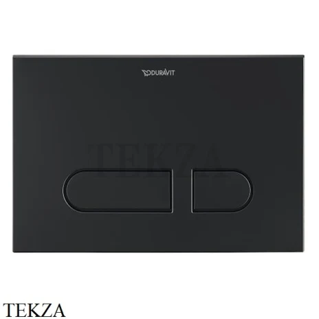 Duravit DuraSystem Клавиша смыва A1, пластик WD5001031000, черный матовый