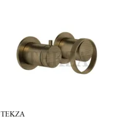 Gessi ANELLO Смеситель для душа с переключателем 2 потока ванна-душ 63380-713, Antique Brass Gessi ANELLO Смеситель для душа с переключателем 2 потока ванна-душ 63380-713, Antique Brass