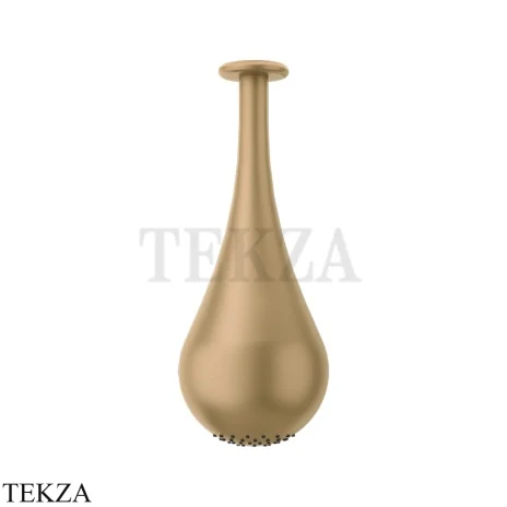 Gessi Goccia Потолочная каплевидная душевая лейка 33751-726, Warm Bronze Br. PVD