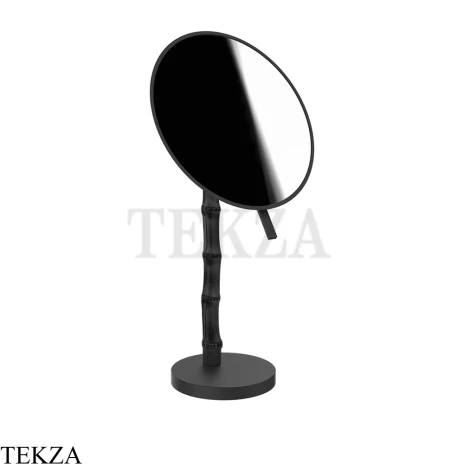 Gessi Jacqueline Зеркало косметическое поворотное х2, без подсветки 77573-299, черный матовый