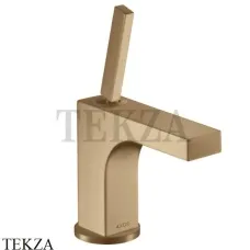 Axor Citterio Смеситель для раковины 90, с донным клапаном 39035140, Brushed Bronze