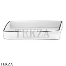 Decor Walther NAPPA TAB L Лоток универсальный 0938450 натуральная кожа, белый матовый