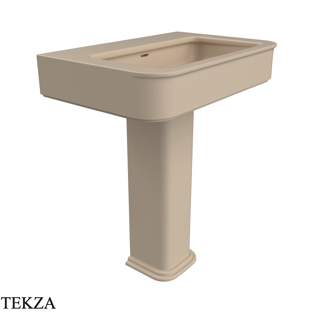 Flaminia Madre пьедестал для раковины без чаши 25×25×75 см, бежевый Argilla матовый