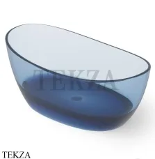 Dea Design Elegant Ванна отдельностоящая овальная 163x85 Glasstech DD8611 1630 R7, Royal Blue R7