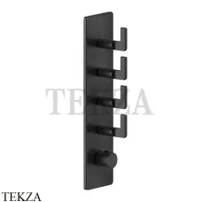 Gessi INCISO WELLNESS Термостат 4 выхода, внешняя часть 58208-299, Black XL