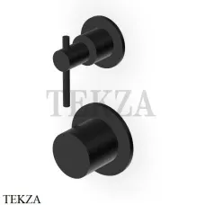Zucchetti Helm Термостат для душа на 1 поток, внешняя часть ZHL801.XP81, brushed total black PVD
