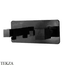 Bossini AKI Смеситель для душа 2 потока с держателем, комплект Z005363.073, черный матовый Bossini AKI Смеситель для душа 2 потока с держателем, комплект Z005363.073, черный матовый