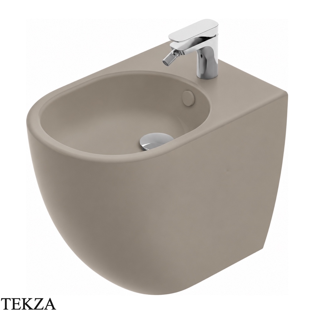 ArtCeram Vita биде напольное с 1 отверстием под смеситель VIB002 41 00, Brown Matera матовый