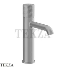 Gessi Habito CESELLO Смеситель для раковины средний, без донного клапана 70406-149, Finox Brushed Nickel