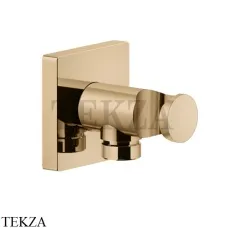 Gessi RILIEVO Держатель для душевой лейки с выводом воды 59161-735, Warm Bronze PVD