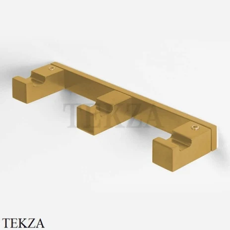 Colombo MiniQ Крючок тройной для халата и полотенец CD137.OM, золото Brushed