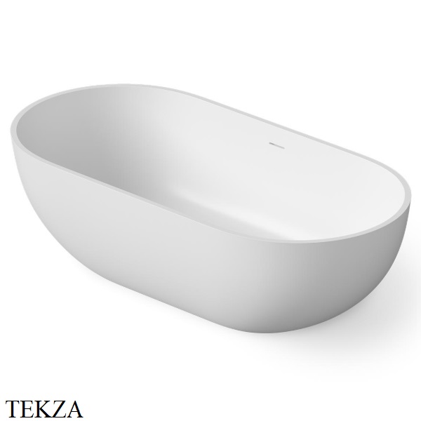 Dea Design Shadow Ванна отдельностоящая овальная 140x70 Solid Surface DD8619 1400 18, White №18