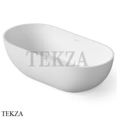 Dea Design Shadow Ванна отдельностоящая овальная 140x70 Solid Surface DD8619 1400 18, White №18
