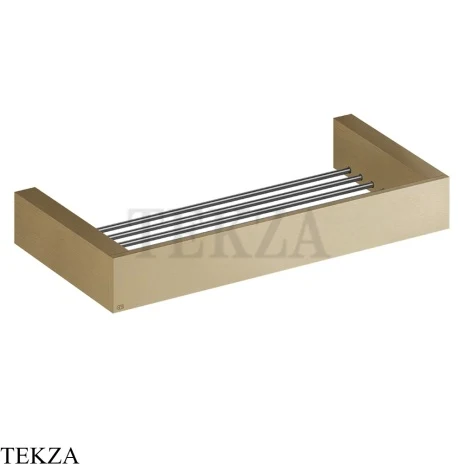 Gessi Rettangolo Решетка-полка в душевую зону 30 см 20947-726, Warm Bronze Br. PVD
