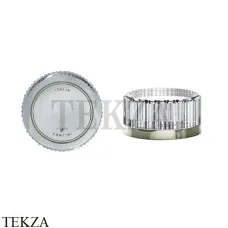 Fantini Venezia Ручка стеклянная белая для артикулов: N385SB - N291SB, 2995N648CB, Nickel-белый