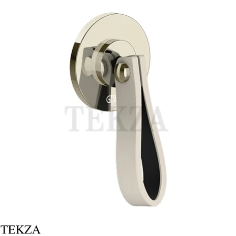Gessi Pelle Laccetto Смеситель-рычаг управления, внешняя часть, 78409-433, Crème/Nickel PVD
