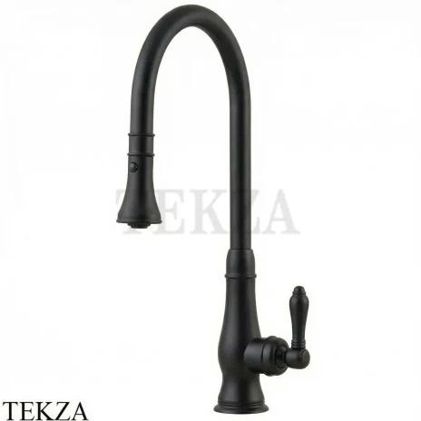 Nicolazzi Cucina Смеситель для кухни с выдвижным душем 3420NEM75P, Matt black