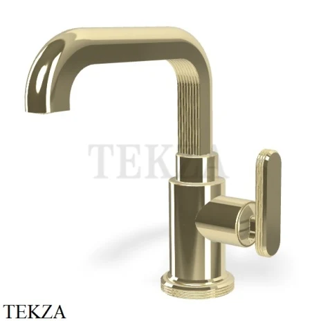 FIMA Carlo Frattini Park Line Смеситель для раковины, с донным клапаном F1321HL, Champagne