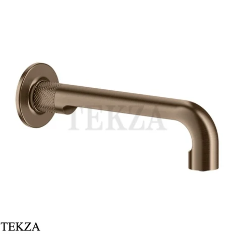Gessi INCISO Излив для раковины настенный средней длины 58100-761, Coffee Bronze Br. PVD
