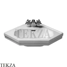 Duravit 1930 Series Раковина угловая с переливом 0793420000, белый глянец