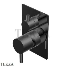 Ritmonio Diametro35 S Смеситель для душа, 2 потока, внешняя часть PR52GC111 C04, черный матовый Ritmonio Diametro35 S Смеситель для душа, 2 потока, внешняя часть PR52GC111 C04, черный матовый