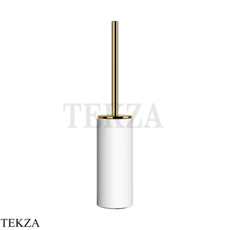 Gessi Ingranaggio-Anello Туалетный ершик напольный, композит белый 63743-246, Gold PVD