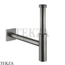 Dornbracht Сифон бутылочный для раковины с квадратной розеткой 10060780-99, Dark Platinum matt