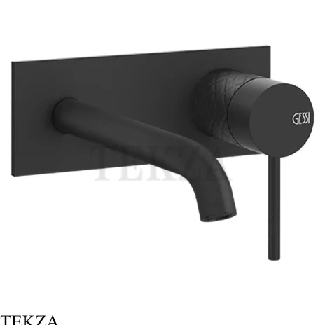 Gessi 316 INTRECCIO Смеситель для раковины на планке, внешняя часть 54188-299, Black XL