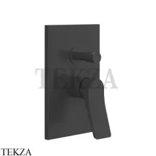 Gessi RILIEVO Смеситель для душа на 2 потока, внешняя часть 59079-299, черный матовый
