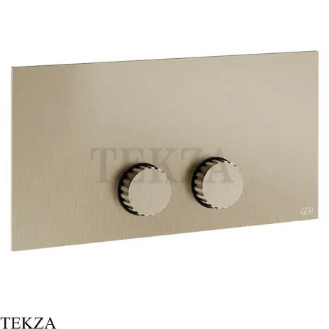 Gessi Incastri Клавиша смыва для инсталляции Viega Prevista 75613-149, нерж. сталь Brush / никель Brushed
