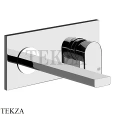 Gessi Emporio Via manzoni Смеситель для раковины однорычажный длинный, внешняя часть 44895-031, хром глянец