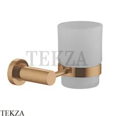 FIMA Carlo Frattini ROTOLA Стакан настенный, стекло матовое F6003/1ZS, Brushed Amber Bronze