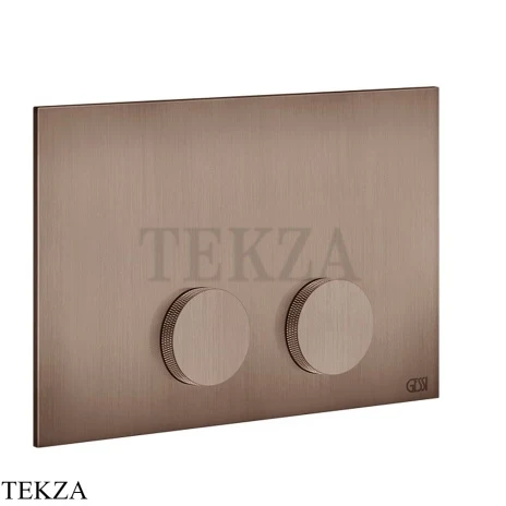 Gessi ANELLO Клавиша смыва для инсталляции Geberit omega 12 54627-708, Copper Brushed PVD