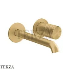 Gessi Habito CESELLO Смеситель для раковины, внешняя часть 70488-727, Brushed Brass