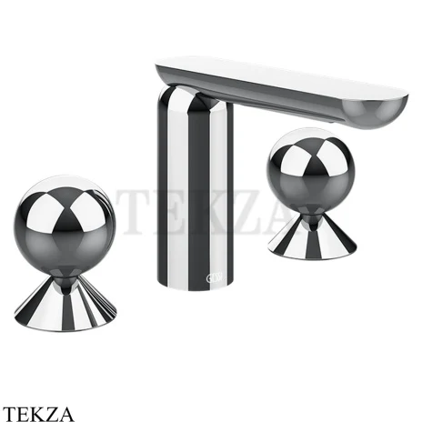 Gessi Perle Смеситель для раковины на 3 отв., без гарнитура 74005-031, хром глянец