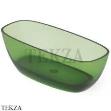 Dea Design Soul Ванна отдельностоящая скругленная 170x72 Glasstech DD8630 1700 R3, Emerald R3