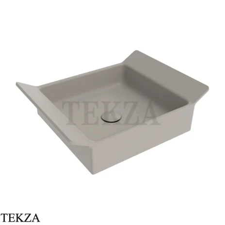 Flaminia BOX 40 раковина накладная BX40ACEN, серый Cenere матовый