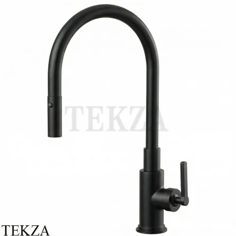 Nicolazzi Смеситель для кухни с выдвижным душем 3430NEM, черный матовый