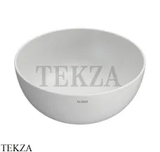 GLOBO T-EDGE Раковина круглая накладная B6T37BO, без перелива, белый матовый