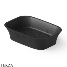 Dea Design Washbasins Раковина настольная 55х38 Solid Surface DD9030 550 16, Black №16