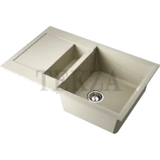 Omoikiri Sakaime 78-2 Кухонная мойка Tetogranit две чаши 4993115 ваниль